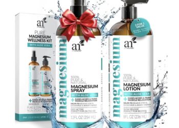 ArtNaturals Magnesium Oil Spray + Physique Lotion Set solely $12.48 shipped!